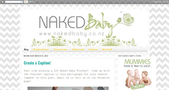 Desktop Screenshot of blog.nakedbaby.co.nz